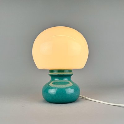 Mid-Century Glass and Ceramic Table Lamp, 1960s-TZ-2018698