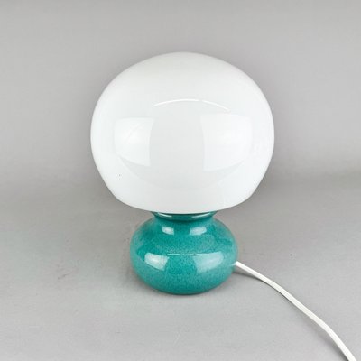 Mid-Century Glass and Ceramic Table Lamp, 1960s-TZ-2018698