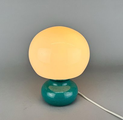 Mid-Century Glass and Ceramic Table Lamp, 1960s-TZ-2018698