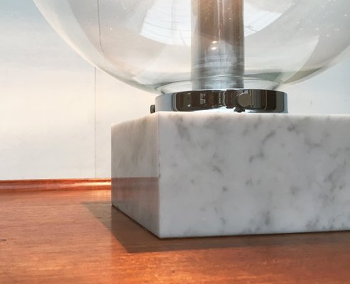 Mid-Century Glass and Marble 3480 Table Lamp from Erco, 1960s-UAH-559009