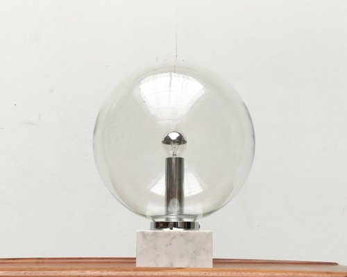 Mid-Century Glass and Marble 3480 Table Lamp from Erco, 1960s-UAH-559009