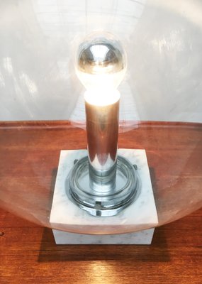 Mid-Century Glass and Marble 3480 Table Lamp from Erco, 1960s-UAH-559009