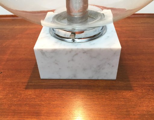 Mid-Century Glass and Marble 3480 Table Lamp from Erco, 1960s-UAH-559009