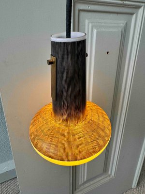 Mid-Century Glass and Wood Sconce, 1950s-SBP-2015910