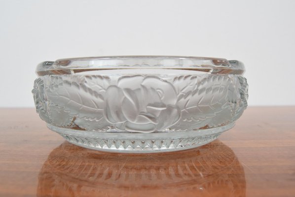 Mid-Century Glass Bohemia Cristal Ashtray, 1950s-TZ-1298732