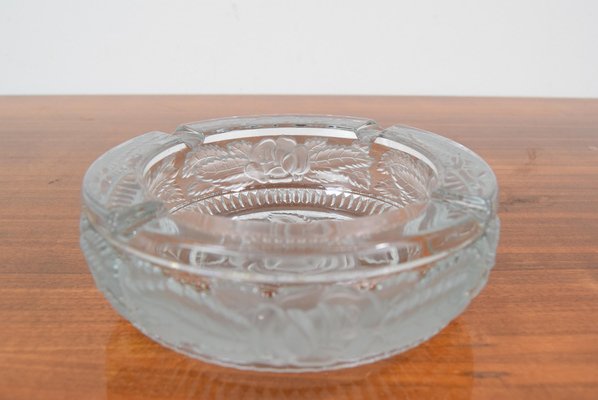 Mid-Century Glass Bohemia Cristal Ashtray, 1950s-TZ-1298732