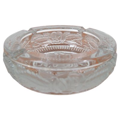 Mid-Century Glass Bohemia Cristal Ashtray, 1950s-TZ-1298732