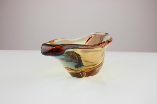 Mid-Century Glass Bowl by Josef Hospodka, 1960s-TZ-946215