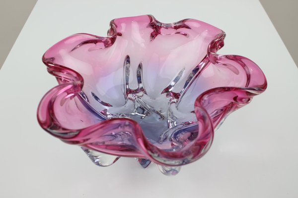 Mid-Century Glass Bowl by Josef Hospodka, 1960s-TZ-946219