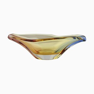 Mid-Century Glass Bowl by Josef Hospodka, 1960s-TZ-946215