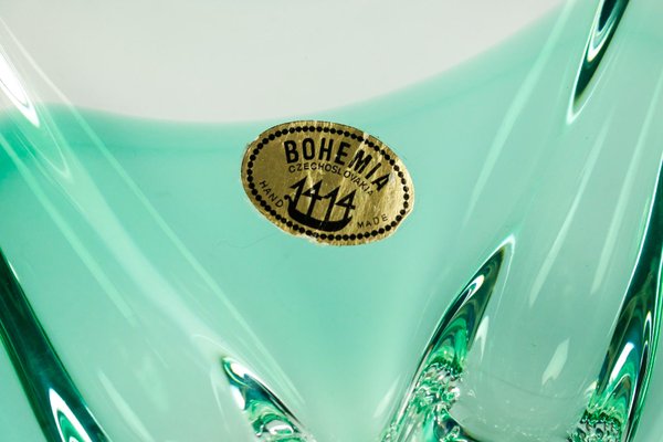 Mid-Century Glass Bowl by Josef Hospodka for Chribska-FUP-1062686