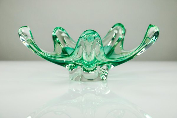 Mid-Century Glass Bowl by Josef Hospodka for Chribska-FUP-1062686