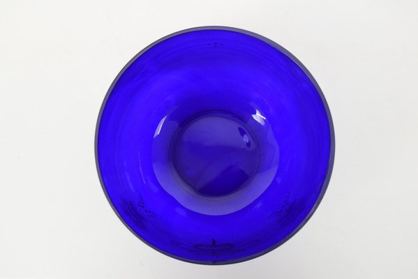 Mid-Century Glass Bowl by Novoborske Sklo, 1960s-TZ-1249244