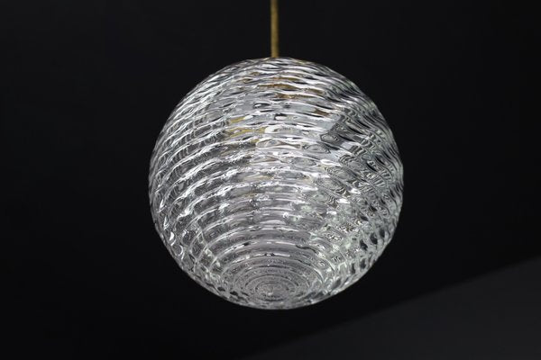 Mid-Century Glass Bowl Pendant, Austria, 1970s-TRW-1797064