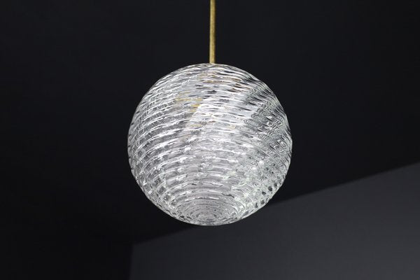 Mid-Century Glass Bowl Pendant, Austria, 1970s-TRW-1797064