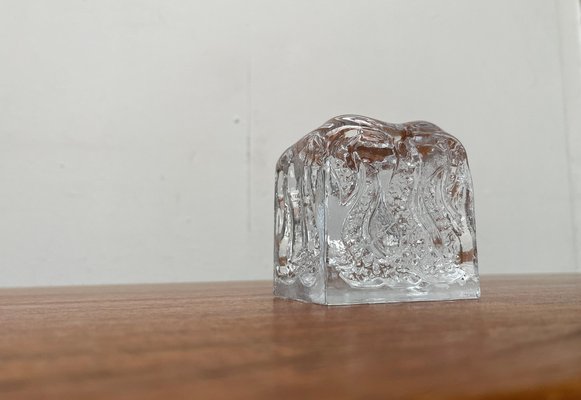 Mid-Century Glass Candleholder by Kurt Wokan for Ingrid Glas, Germany, 1960s-UAH-1823700