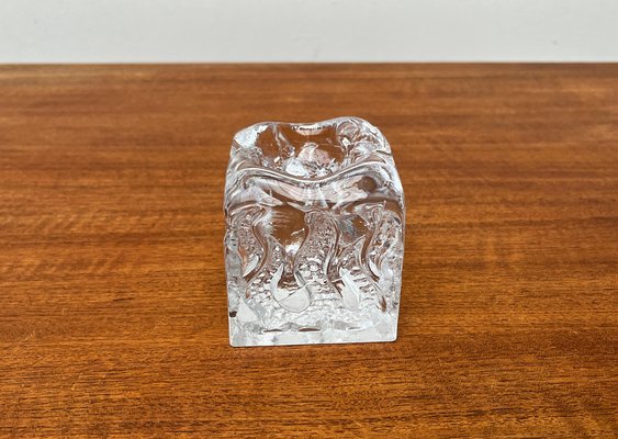 Mid-Century Glass Candleholder by Kurt Wokan for Ingrid Glas, Germany, 1960s-UAH-1823700