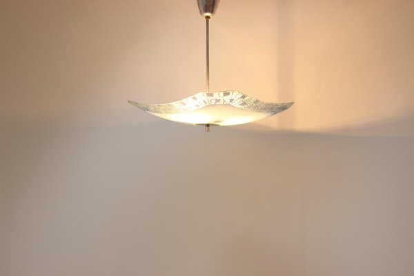 Mid-Century Glass Ceiling Lamp, 1960s-TZ-1344576