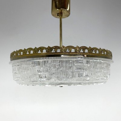 Mid-Century Glass Ceiling Lamp, 1960s-TZ-1441673