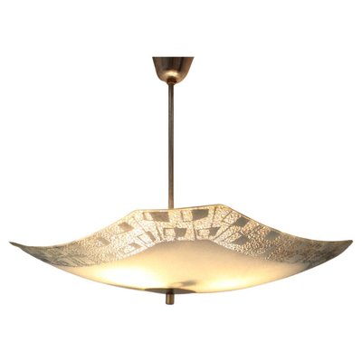 Mid-Century Glass Ceiling Lamp, 1960s-TZ-1344576