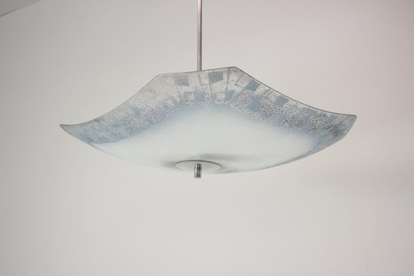 Mid-Century Glass Ceiling Lamp, 1960s-TZ-1344576