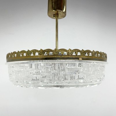 Mid-Century Glass Ceiling Lamp, 1960s-TZ-1441673