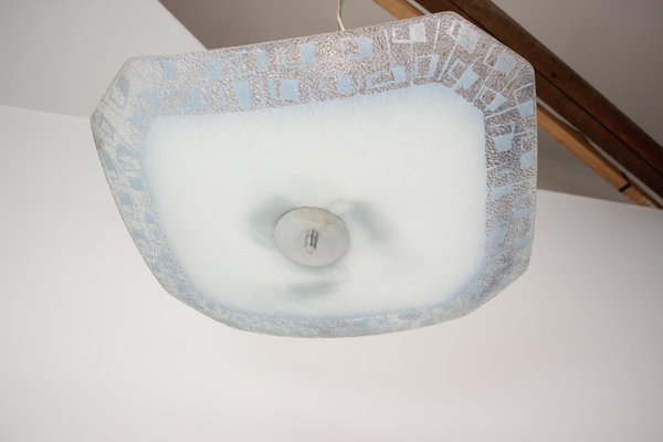 Mid-Century Glass Ceiling Lamp, 1960s-TZ-1344576