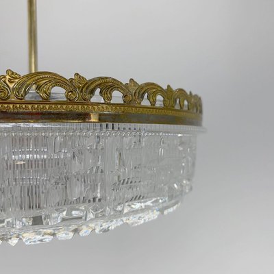 Mid-Century Glass Ceiling Lamp, 1960s-TZ-1441673