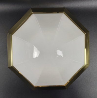 Mid-Century Glass Ceiling Light From Limburg, Germany, 1970s-BMM-1140015