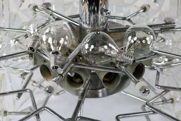 Mid-Century Glass Chandelier from Kinkeldy, 1960s-FUP-658896