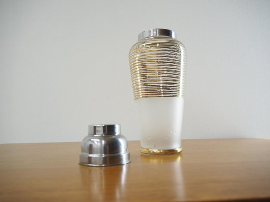 Mid-Century Glass Cocktail Shaker, Czechoslovakia, 1960s-TZ-778322