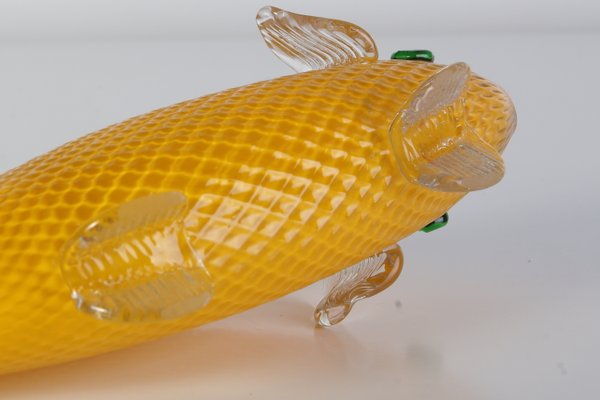 Mid-Century Glass Fish from Zelezny Brod, 1960s-ALG-694586