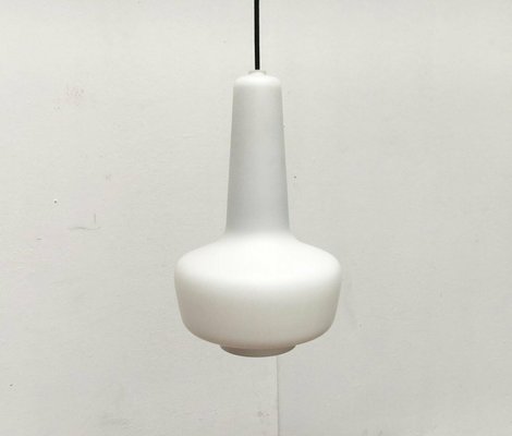 Mid-Century Glass Kreta Pendant Lamp by Jacob E. Bang for Fog & Mørup and Holmegaard, 1960s-UAH-2027943