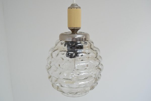 Mid-Century Glass Pendant, 1960s-TZ-1049757