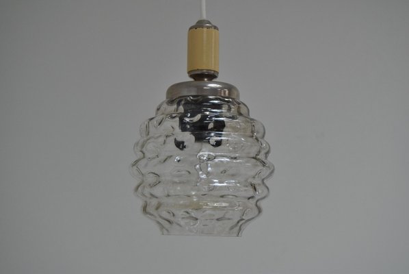 Mid-Century Glass Pendant, 1960s-TZ-1049757