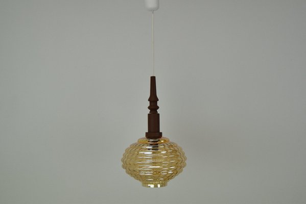 Mid-Century Glass Pendant, 1960s-TZ-1269897