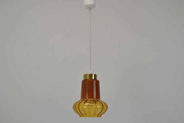 Mid-Century Glass Pendant, 1960s-TZ-1342504