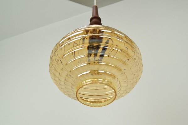 Mid-Century Glass Pendant, 1960s-TZ-1269897