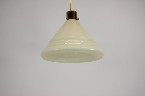 Mid-Century Glass Pendant, 1970s-TZ-1431421