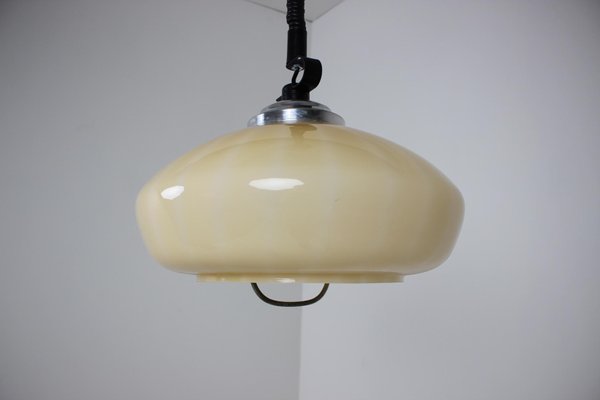 Mid-Century Glass Pendant, 1970s-TZ-862445