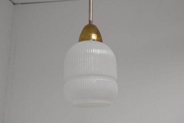 Mid-Century Glass Pendant, 1970s-TZ-951542