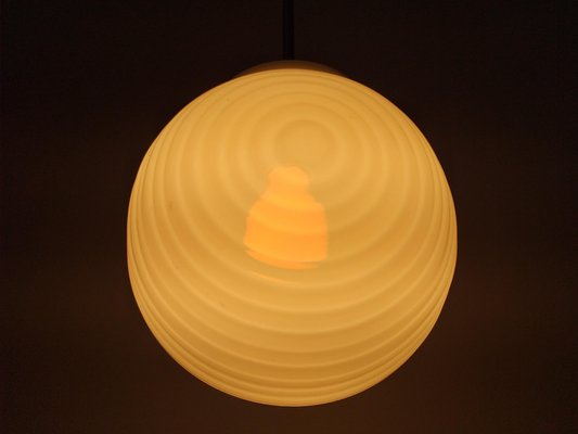 Mid-Century Glass Pendant, 1970s-TZ-807874