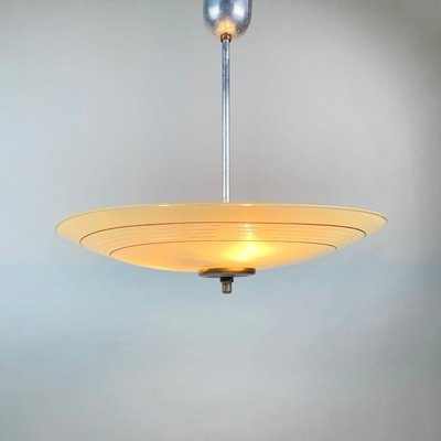 Mid-Century Glass Pendant from Napako, Czechoslovakia, 1960s-TZ-1028642