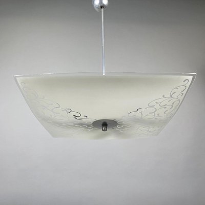 Mid-Century Glass Pendant from Napako, Czechoslovakia, 1960s-TZ-1028672