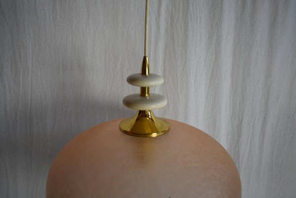 Mid-Century Glass Pendant, Germany, 1960s-TZ-1139211