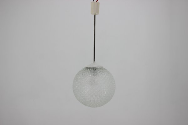 Mid-Century Glass Pendant Lamp, 1960s-TZ-581950