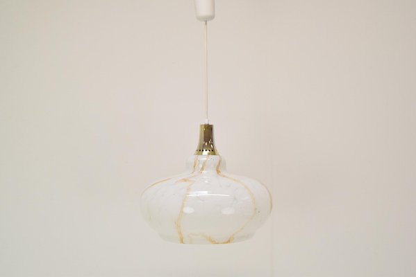 Mid-Century Glass Pendant Lamp, 1960s-TZ-1696503