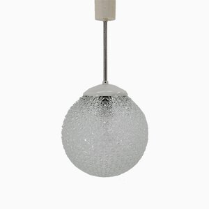 Mid-Century Glass Pendant Lamp, 1960s-TZ-581947