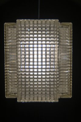 Mid-Century Glass Pendant Lamp, 1970s-TZ-958319