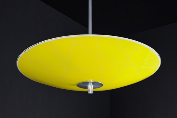 Mid-Century Glass Pendant Lamp Brussels World Expo 1958, 1960s-TRW-1729763